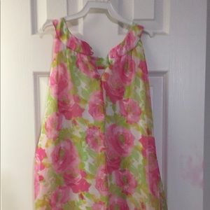 Girls flowered summer dress